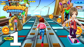 Subway Princess Runner - Gameplay Walkthrough Part 1 - New 2025 Update (iOS, Android)
