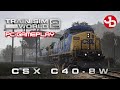 Train Sim World 2: CSX C40-8W Loco - PC Gameplay 1440p 60fps