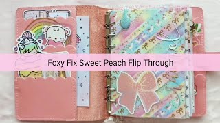 Updated Flip Through - Foxy Fix Sweet Peach Personal Wide Setup
