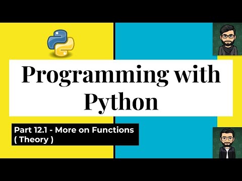 Easy Python Tutorial | Part-12.1 | More on Functions | (Theory)