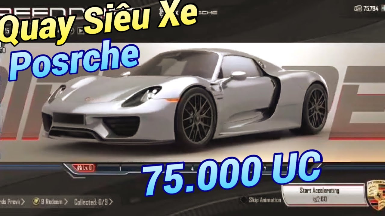 PUBG Mobile | 75.000UC Quay Siêu Xe Porsche Mới …và Cái Kết 🤣 