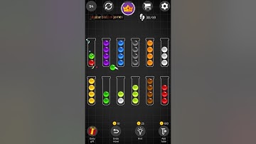 Ball sort master game play walk through level 91 to 100 master blaster games