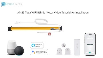 How Install AM25 WiFi Tubular Motor