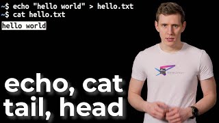 [L4Je11] Linux For Juniors: Работаем с файлами, используя команды echo cat tail head