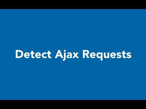 AJAX L001- Detect Ajax Request on Browser