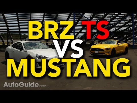 2018 Subaru BRZ tS vs Ford Mustang Convertible EcoBoost