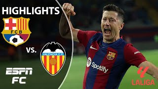 HAT TRICK ALERT  Barcelona vs. Valencia | LALIGA Highlights | ESPN FC