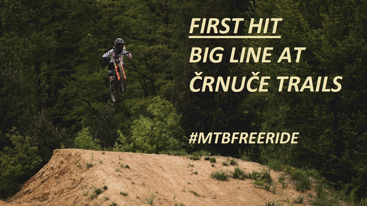 Hitting the Big Line for the 1st time | Črnuče Trails | MTB | Freeride |