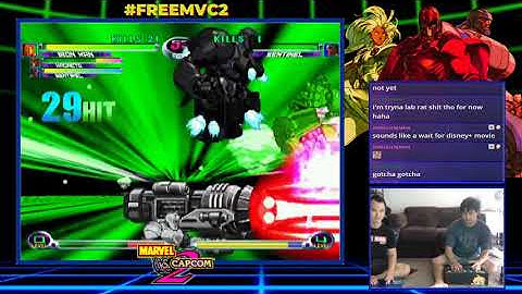 MvC2 Sentinel + Iron Man Combo!