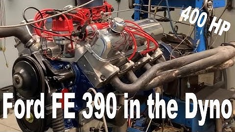 390 Ford FE in Dyno