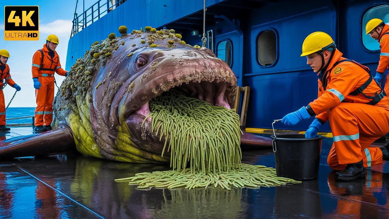 Brave Rescue Team Saves a Giant Ancient Livyatan Whale Covered | Real Ocean Mission”