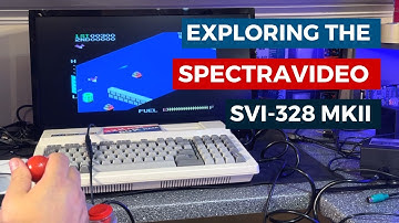 Exploring and loading games on the Spectravideo SVI-328 MKII