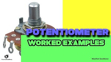 Potentiometer circuit calculations | Potentiometer in a circuit