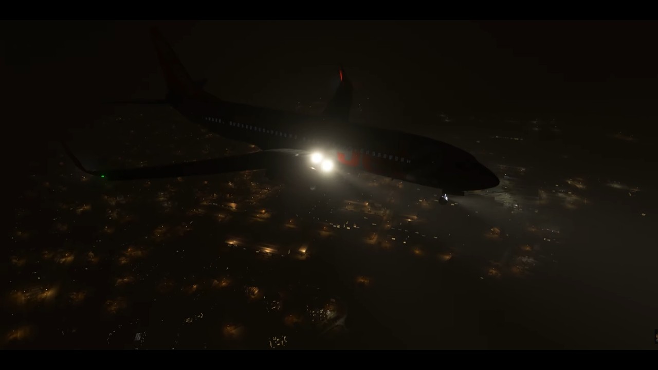 Frankfurt Foggy and Rainy Approach 737-800 (MSFS)