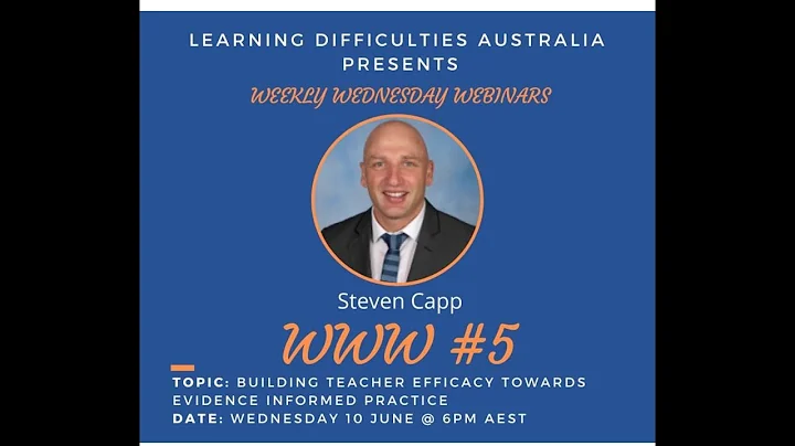 Steven Capp - Building Teacher Efficacy Towards Ev...