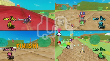 Mario Kart Wii Custom Tracks ✦ 4 Players #212