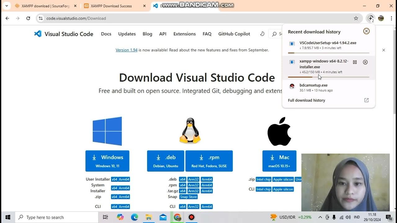 Dara Atma Negara (23334073)_Instalasi aplikasi Xampp dan Visual Studio ...