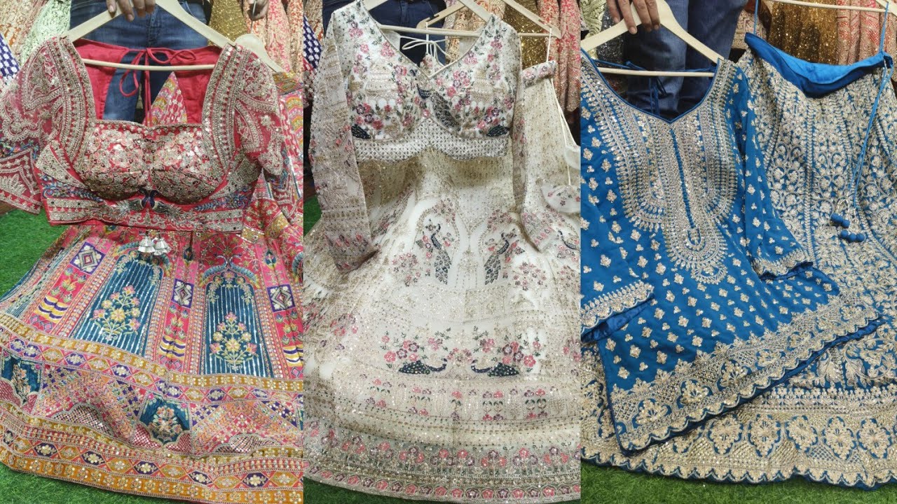 Anil Cloth💖😍"WHOLESALE RATE" से भी सस्ता😱। Latest Designer Crop Top Lehenga, Saree, Indo Fusion Wear