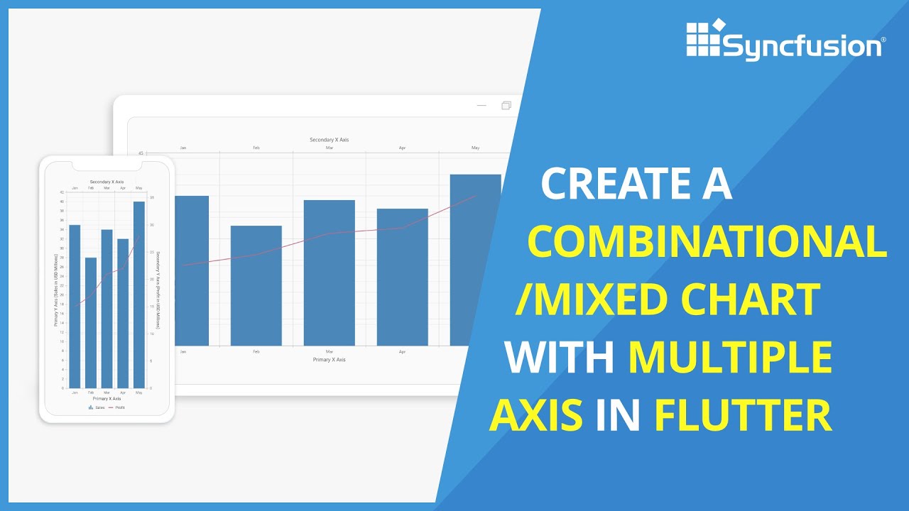 Create a Combinational Chart with Multiple Axis in Flutter