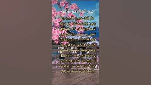 سورة الغاشية
