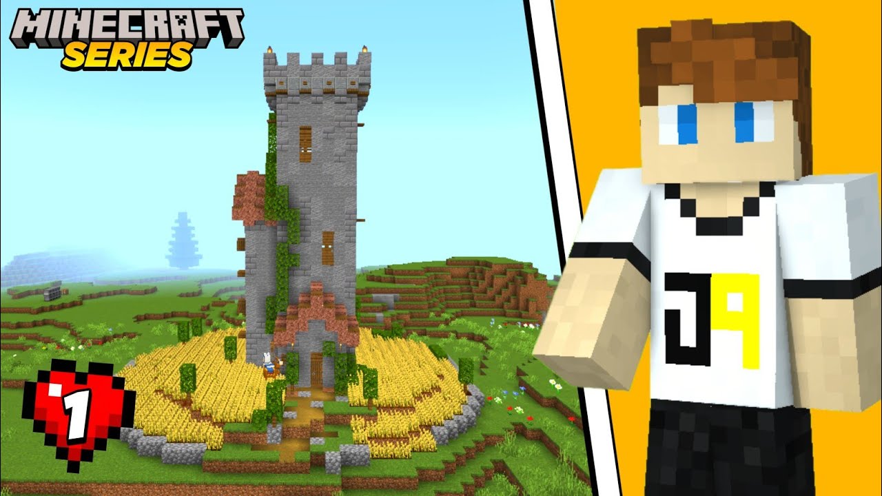 Minecraft Survival Series Ep -1 In Hindi 🔥 | MCPE Survived Ep 1 / Build ...