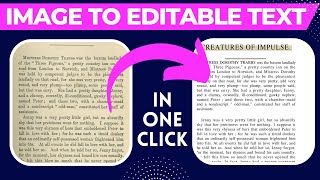 How to Convert Image to Editable Text | OCR Online