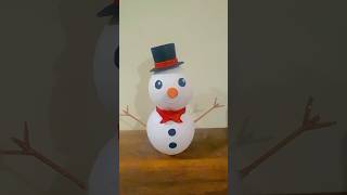 Paper Snowman  3d Paper Snowman  papercraft christmasdiy diy papercrafts diysnowman