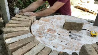 How to make pizza oven #4 | Taş fırın 80x80 Fırın nasıl yapılır