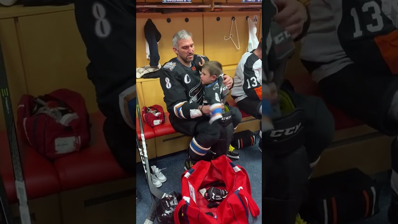 Ovechkin Gets Ovi Jr Ready For All Star Game