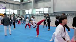#구미 #옥계 #산동 #태권도학원 #아이태권 #구미태권도 &quot;3차&quot; 대경대 합동훈련 !!  시범자세, 기합!!