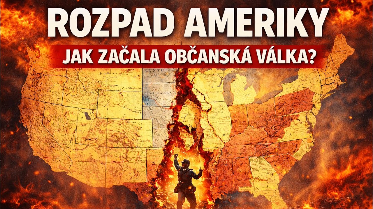 Sever proti Jihu: Proč se Amerika začala zabíjet sama🔥