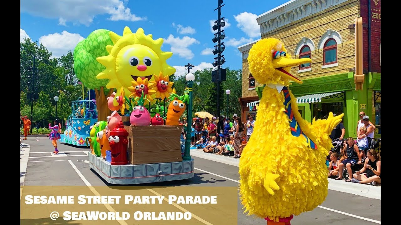Sesame Street Party Parade at SeaWorld Orlando YouTube