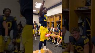 Michigan Postgame Locker Room Speech After Ohio State Wins The Game  #ohiostate #michigan #ncaa