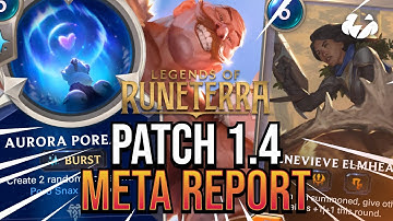 PATCH 1.4 DAY 1 META REPORT | Legends of Runeterra | Tempo Storm [Rising Tide]