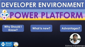 Developer Environment in Power Platform