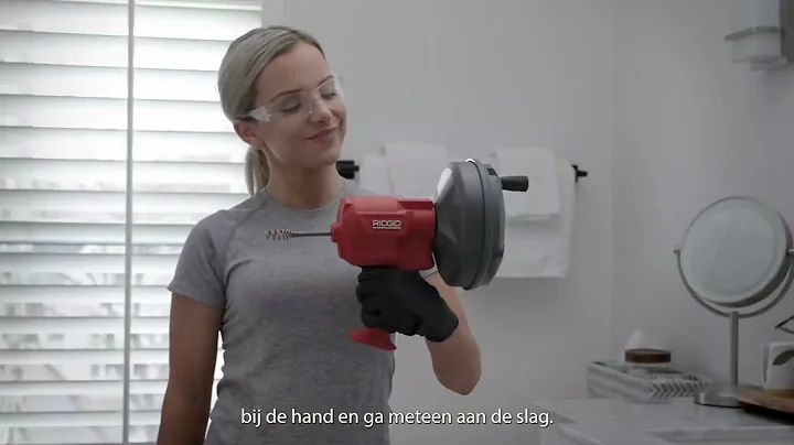 RIDGID EZ SPIN™-afvoerslang