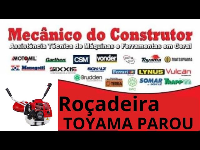 Roçadeira Toyama Não liga, o que fazer - YouTube