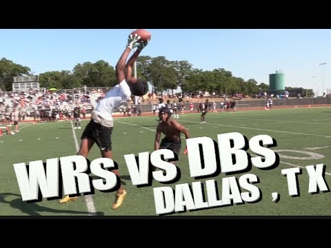 🔥🔥 Nike Football Opening Regionals | ( Dallas, TX) | WRs vs DBs - 1v1s | 2018
