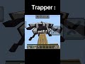 Trapper is chill guy :) #shorts #memes  #skywars #minecraft #trap