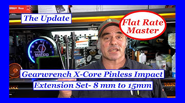 Gearwrench X-Core Pinless Impact Extension Set- 8 mm to 15mm- The Update