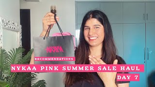 Nykaa Pink Summer Sale Recommendations Haul |