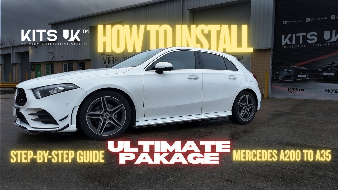 Преображение A200 ➝ A35 AMG | Удовлетворительная установка ASMR + полный комплект обвеса | KITS UK