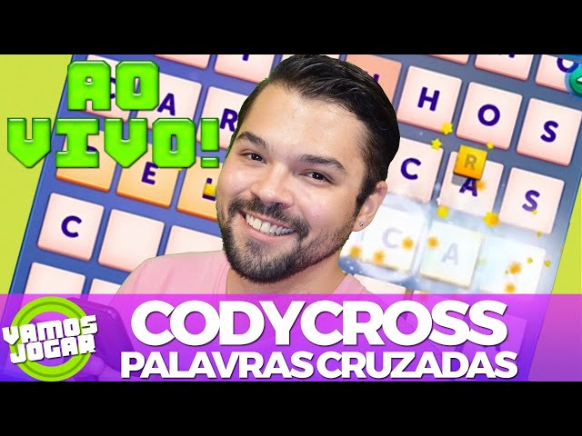 CodyCross Palavras cruzadas AO VIVO / Vamos Jogar - Tv Jovem 