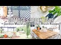 COTTAGE GARDEN TOUR | Garden Mocktail &amp; Garden Fresh Recipe!!
