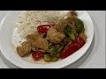 Pollo Agridulce Chino con Verduras