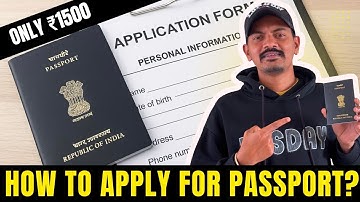 How to Apply for Indian Passport 🇮🇳 | Step-by-Step Online Process (Official Website Guide) 🛂✨