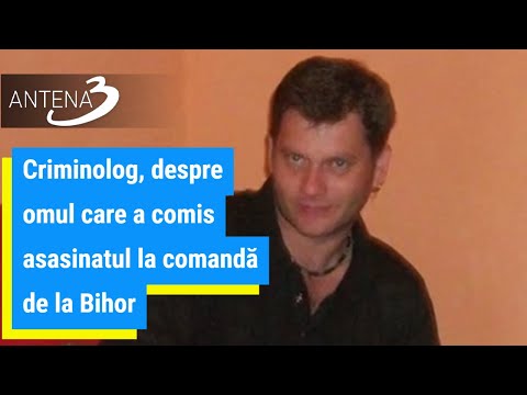 Criminolog, despre omul care a comis asasinatul la comandă de la Bihor