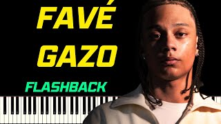 FAVÉ - FLASHBACK FEAT. GAZO | PIANO TUTORIEL