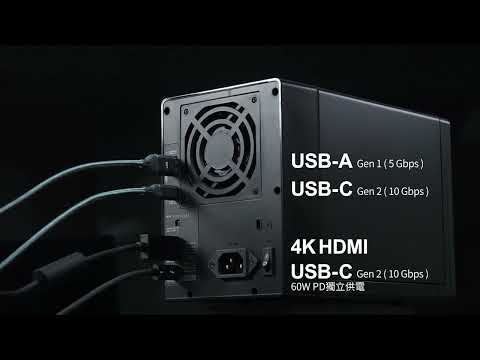 PROBOX 最強4層式集線硬碟儲存工作站｜HFR7-SU31CD一線整合儲存充電週邊，還你有序桌面