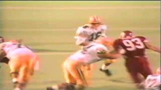 Oregon QB Danny O'neil 10 yard run vs. Utah 9-21-1991
